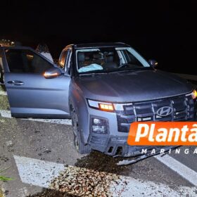 Caminhoneiro em alta velocidade quase provoca tragédia durante atendimento a acidente com óbito em Maringá Foto 4 Fotos de Caminhoneiro em alta velocidade quase provoca tragédia durante atendimento a acidente com óbito em Maringá