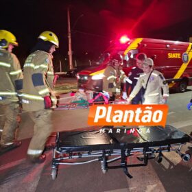 Fotos de Mulher é intubada após carro cair de ponte na divisa de Maringá e Sarandi