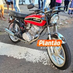 Fotos de Pedestre é atropelado por moto na faixa de pedestre em Maringá