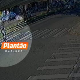 Fotos de Pedestre é atropelado por moto na faixa de pedestre em Maringá