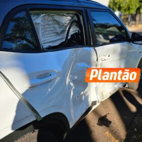 Fotos de Vídeo mostra motociclista sofrendo acidente grave a caminho do trabalho em Maringá