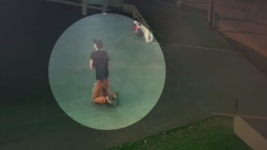 Fotos de Câmera flagra vítima esfaqueada correndo por socorro após briga no trânsito em Maringá; assista