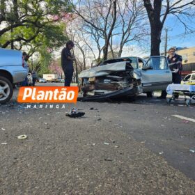Casal fica ferido em colisão entre dois carros, em Maringá Foto 5 Fotos de Casal fica ferido em colisão entre dois carros, em Maringá