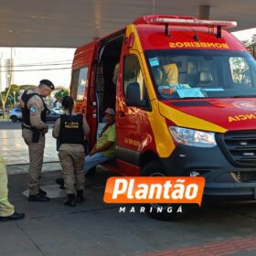 Fotos de Homem é agredido com paulada na cabeça durante briga em Maringá; Veja o vídeo