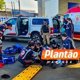 Câmera flagra vítima esfaqueada correndo por socorro após briga no trânsito em Maringá; assista Foto 5 Fotos de Câmera flagra vítima esfaqueada correndo por socorro após briga no trânsito em Maringá; assista