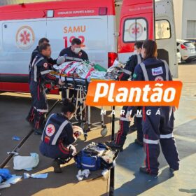 Câmera flagra vítima esfaqueada correndo por socorro após briga no trânsito em Maringá; assista Foto 2 Fotos de Câmera flagra vítima esfaqueada correndo por socorro após briga no trânsito em Maringá; assista