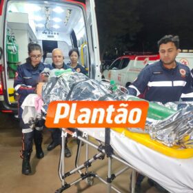 Fotos de Homem é intubado e socorrido em estado grave ao ser esfaqueado em Maringá