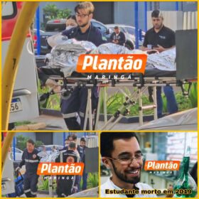 Homem que invadiu pensionato, matou estudante e feriu outros dois é baleado pela Polícia Militar após invadir SESI de Maringá Foto 4 Fotos de Homem que invadiu pensionato, matou estudante e feriu outros dois é baleado pela Polícia Militar após invadir SESI de Maringá