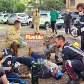 Médicas do Samu de folga presencia acidente e presta primeiros socorros motociclista em Maringá Foto 3 Fotos de Médicas do Samu de folga presencia acidente e presta primeiros socorros motociclista em Maringá
