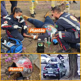 Médicas do Samu de folga presencia acidente e presta primeiros socorros motociclista em Maringá Foto 8 Fotos de Médicas do Samu de folga presencia acidente e presta primeiros socorros motociclista em Maringá