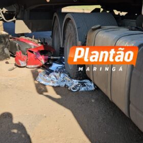 Câmera registra acidente que matou motoboy em Maringá Foto 1 Fotos de Câmera registra acidente que matou motoboy em Maringá