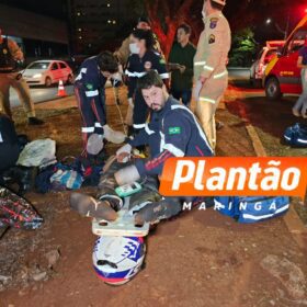 Motociclista com drogas sofre ferimentos gravíssimos após acidente, em Maringá Foto 2 Fotos de Motociclista com drogas sofre ferimentos gravíssimos após acidente, em Maringá