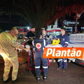 Motociclista com drogas sofre ferimentos gravíssimos após acidente, em Maringá Foto 1 Fotos de Motociclista com drogas sofre ferimentos gravíssimos após acidente, em Maringá