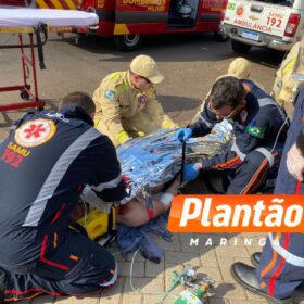 Motociclista fica gravemente ferido após acidente na BR-376, em Maringá Foto 2 Fotos de Motociclista fica gravemente ferido após acidente na BR-376, em Maringá