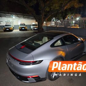 Fotos de Porsche avaliada em mais de R$ 1 milhão é apreendida em blitz em Maringá 