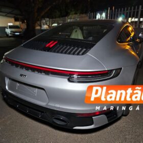Fotos de Porsche avaliada em mais de R$ 1 milhão é apreendida em blitz em Maringá 