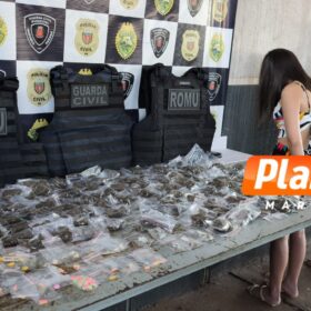 Fotos de ROMU apreende drogas avaliadas em R$ 10 mil durante patrulhamento na Avenida Brasil em Maringá