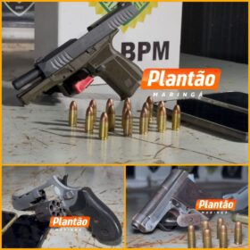 Fotos de Três homens são presos com armas de fogo em operações da ROTAM em Sarandi