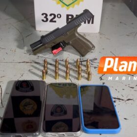 Fotos de Três homens são presos com armas de fogo em operações da ROTAM em Sarandi