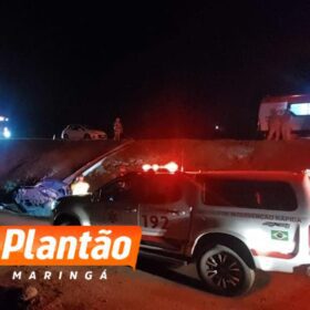 Fotos de Acidente na BR-376 deixa três feridos em Maringá; uma vítima está em estado gravíssimo