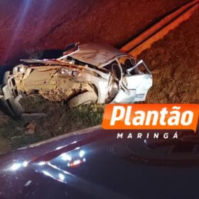 Fotos de Acidente na BR-376 deixa três feridos em Maringá; uma vítima está em estado gravíssimo