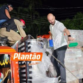 Fotos de DENARC e PRE apreendem 582 kg de maconha em operação na região de Maringá