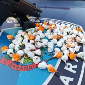 Fotos de Denúncia anônima leva à apreensão de drogas e arma de fogo em Sarandi