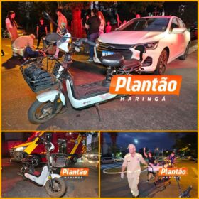 Fotos de Funcionária do UPA sofre acidente grave com moto elétrica em Maringá