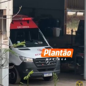 Fotos de Homem fica gravemente ferido ao cair de telhado de 7 metros em Maringá