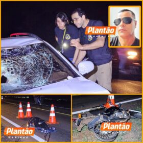 Fotos de Homem morre atropelado enquanto empurrava motocicleta 