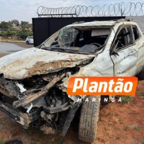 Fotos de Icaraíma: Marcas de tiros em veículo indicam que cobradores foram surpreendidos de frente