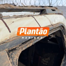 Fotos de Icaraíma: Marcas de tiros em veículo indicam que cobradores foram surpreendidos de frente