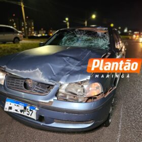 Fotos de Após ser derrubado por motorista que fugiu do local, motociclista é atropelado por outro veículo em Maringá