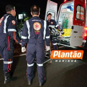 Fotos de Após ser derrubado por motorista que fugiu do local, motociclista é atropelado por outro veículo em Maringá