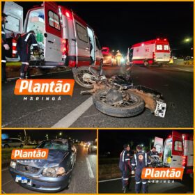 Fotos de Após ser derrubado por motorista que fugiu do local, motociclista é atropelado por outro veículo em Maringá