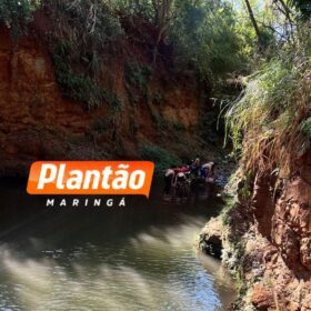 Fotos de Adolescente sofre acidente ao pular de corda córrego em Maringá