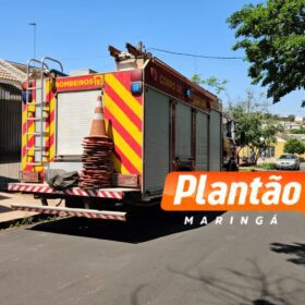 Fotos de Policiais Militares salvam idosa e criança com Síndrome de Down de incêndio em Mandaguaçu