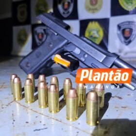 Fotos de Romu prende homem com pistola e evita tragédia durante torneio de futebol em Maringá