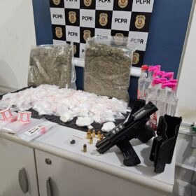 Fotos de Suspeito é flagrado prestes a entregar cocaína na Avenida Carlos Borges em Maringá