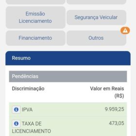 Fotos de Veículo com mais de meio milhão em dívidas é apreendido em Maringá
