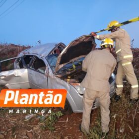 Desespero na PR-323: criança de 2 anos é socorrida de helicóptero após capotamento Foto 2 Fotos de Desespero na PR-323: criança de 2 anos é socorrida de helicóptero após capotamento