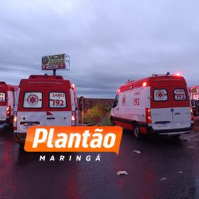 Duas pessoas morrem e seis ficam feridas em grave acidente na PR-317, entre Maringá e Campo Mourão Foto 2 Fotos de Duas pessoas morrem e seis ficam feridas em grave acidente na PR-317, entre Maringá e Campo Mourão