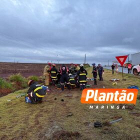 Duas pessoas morrem e várias ficam feridas em grave acidente na PR-317 entre Campo Mourão e Maringá Foto 3 Fotos de Duas pessoas morrem e várias ficam feridas em grave acidente na PR-317 entre Campo Mourão e Maringá