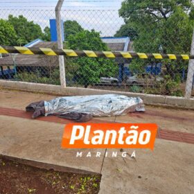 Homem é encontrado morto com ferimentos na cabeça na frente do Centro POP, em Maringá Foto 1 Fotos de Homem é encontrado morto com ferimentos na cabeça na frente do Centro POP, em Maringá