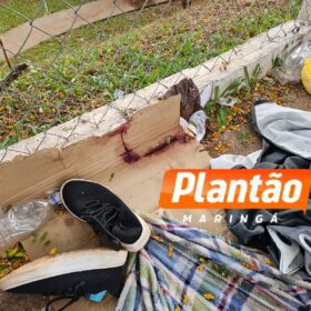 Homem é encontrado morto com ferimentos na cabeça na frente do Centro POP, em Maringá Foto 4 Fotos de Homem é encontrado morto com ferimentos na cabeça na frente do Centro POP, em Maringá