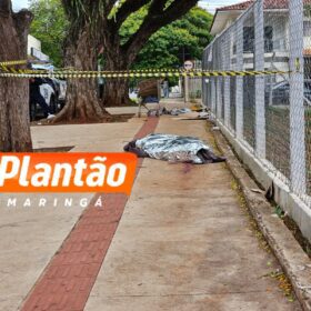 Homem é encontrado morto com ferimentos na cabeça na frente do Centro POP, em Maringá Foto 7 Fotos de Homem é encontrado morto com ferimentos na cabeça na frente do Centro POP, em Maringá