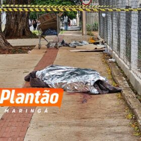 Homem é encontrado morto com ferimentos na cabeça na frente do Centro POP, em Maringá Foto 8 Fotos de Homem é encontrado morto com ferimentos na cabeça na frente do Centro POP, em Maringá