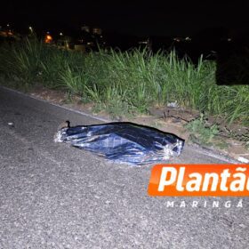 Homem morre atropelado na Avenida Sincler Sambatti em Maringá; motorista caiu em ribanceira após o acidente Foto 5 Fotos de Homem morre atropelado na Avenida Sincler Sambatti em Maringá; motorista caiu em ribanceira após o acidente