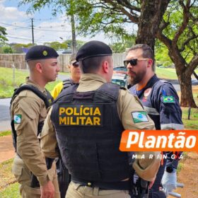 Motociclista sofre queda e é intubado após bater a cabeça, em Maringá Foto 1 Fotos de Motociclista sofre queda e é intubado após bater a cabeça, em Maringá