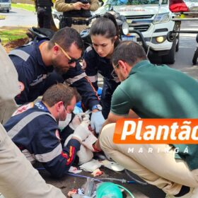 Motociclista sofre queda e é intubado após bater a cabeça, em Maringá Foto 7 Fotos de Motociclista sofre queda e é intubado após bater a cabeça, em Maringá
